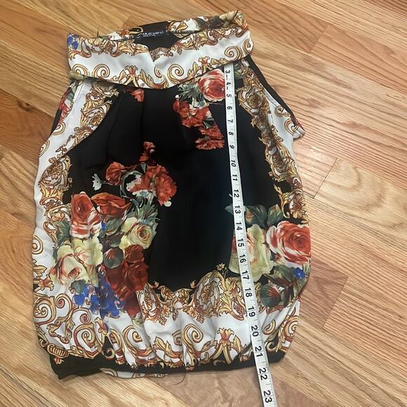 Blue Sand Italian Floral Paisley Sleeveless Blouse - L - Picture 3 of 7